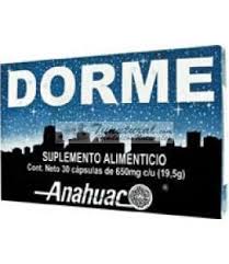 DORME C/30 CAP ANAHUAC