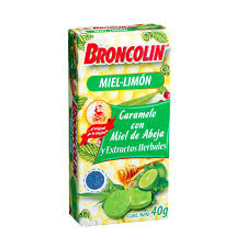 BRONCOLIN CARAM. 40 GRS MIEL Y LIMON