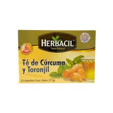 HERBACIL TE CURCUMA Y TORONJIL 25 SOB