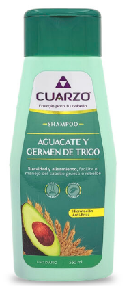 AGUACATE Y GERMEN DE TRIGO 550 ML CUARZO SHAMPOO