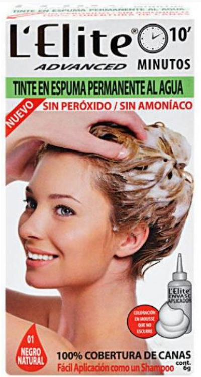 TINTE ELITE ESPUMA NEGRO NATURAL MUJER