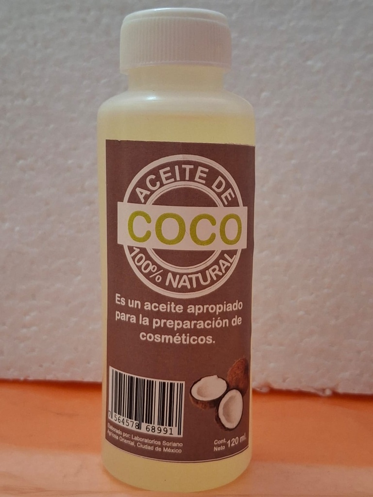  ACEITE DE COCO  12OML  SORIANO