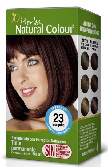 TINTE NATURAL COLOR  BORGOÑA 23