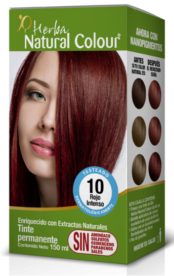 TINTE NATURAL  ROJO INTENSO 10