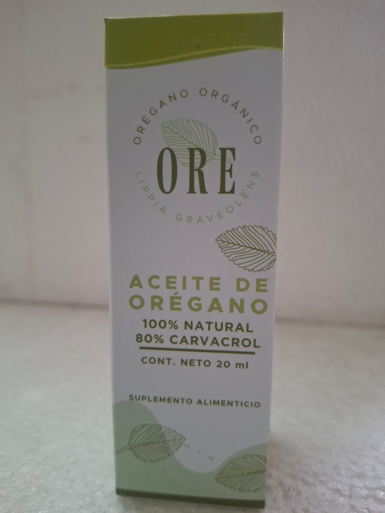 ACEITE DE OREGANO 20 ML AMBAR NVO