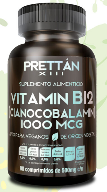 VITAMIN B12 1000MCG PRETTAN