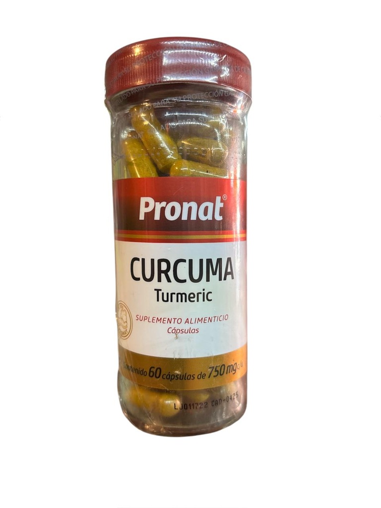 CURCUMA TURMERIC C/60 CAP PRONAT