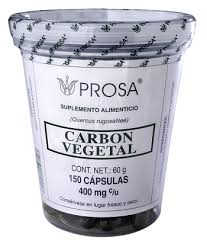 CARBON VEGETAL  C/150 CAP PROSA