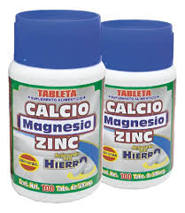 CALCIO DE MAGNESIO ZINC 100 TAB