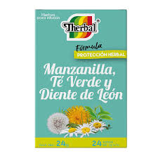 MANZANILLA TE VERDE Y DIENTE 24 SOB THERBAL