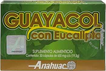 [7501055406333] GUAYACOL  C/30 CAP ANAHUAC