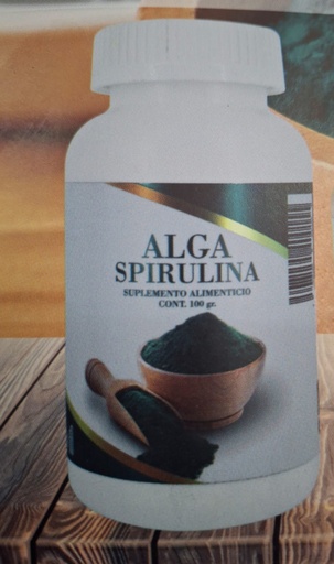 [7508155400155] ALGA SPIRULINA 100 GRS MEXICA