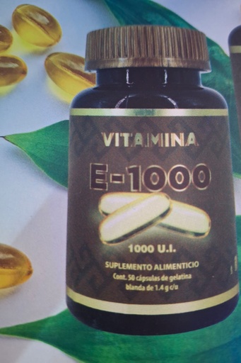 [7000513646422] VITAMINA E-1000  CON 50 CAPS. MEXICA