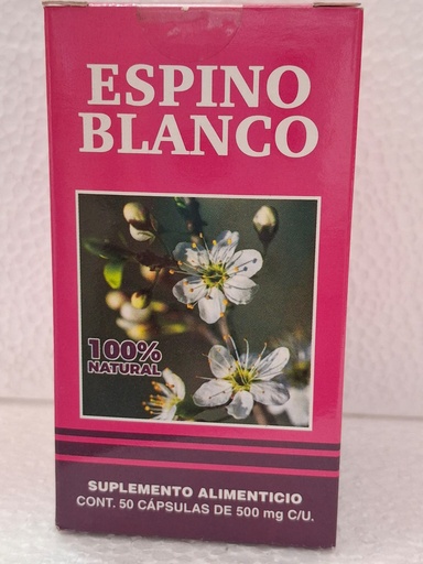 [7328770102643] ESPINO BLANCO 50 CAP MEXICA