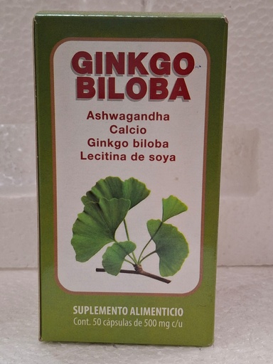 [7451006462133] GINKGO BILOBA 50 CAP MEXICA