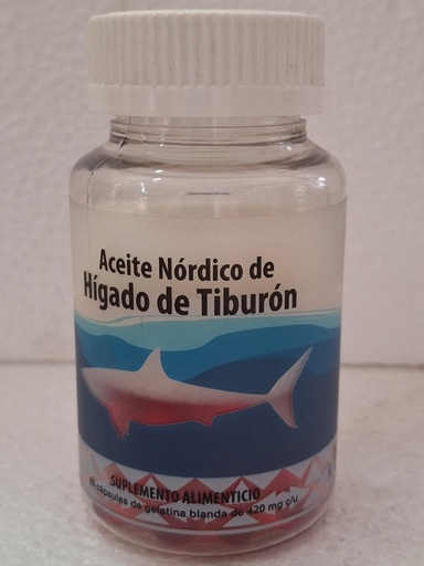 [7501853807936] HIGADO DE TIBURON 60 CAPS  ACEITE MEXICA NORDICO