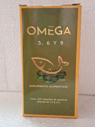 [7501853807950] OMEGA 3 6 Y 9  100 CAP MEXICA