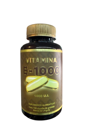 [7647513698725] VITAMINA E-10000  CON 100 CAPS.MEXICA