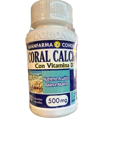 [7502221762871] CORAL CALCIUM C/60 CAPS COHONASA
