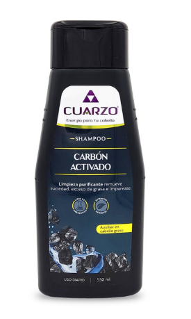 [7502009720499] SHAMPOO CARBON ACTIVADO 550ML CUARZO