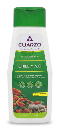 [7502009720635] SHAMPOO  CHILE  Y AJO CUARZO 550ML