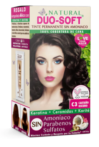 [806802644660] DUO SOFT TINTE CASTAÑO OBSCURO C3
