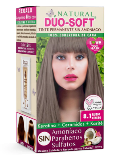[806802644646] DUO SOF TINTE 8.1 RUBIO CENIZO 