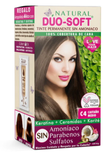 [806802644677] DUO SOFT TINTE CASTAÑO MEDIO C4
