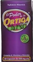 [670935501387] ORTIGA ORGANICA C/30 CAP  MORADA PODER