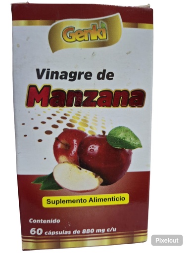 [7500202308124] VINAGRE DE MANZANA CON 60 CAP GENKY