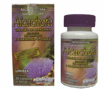 [7502217901413]  CORAZON DE ALCACHOFA C/30 CAP GN+VIDA