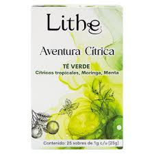 [7501055402328] LITHE AVENTURA CITRICA TE VERDE MORINGA 25 SOBRES