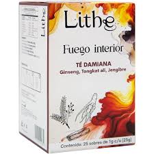 [7501055402380] LITHE FUEGO INTERIOR TE DAMIANA 25 SOBRES