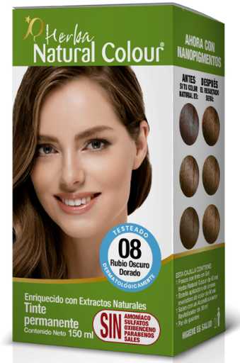 [7503007269089] TINTE NATURAL RUBIO OSCURO DORADO 08