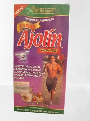 [613390005090] AJOLIN CARDIO C/100   TAB NATURAMEX