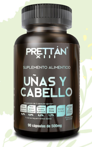 [7501229410227] UÑAS Y CABELLO PRETTAN CON 90 CAP