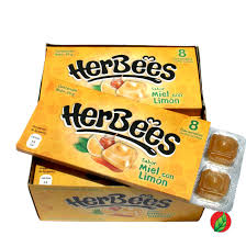 [7503000733914] EXHIBIDOR  HERBEES MIEL Y LIMON C/10