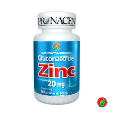 [GEN-1285] GLUCONATO ZINC C/90TABLETAS  PRONACEN