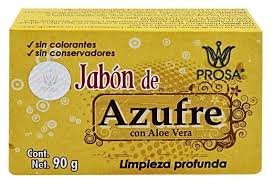 [7501734440108] JABON DE AZUFRE C/ALOE PROSA