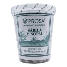 [7501254212521] SABILA Y NOPAL VASO C/150 CAP PROSA