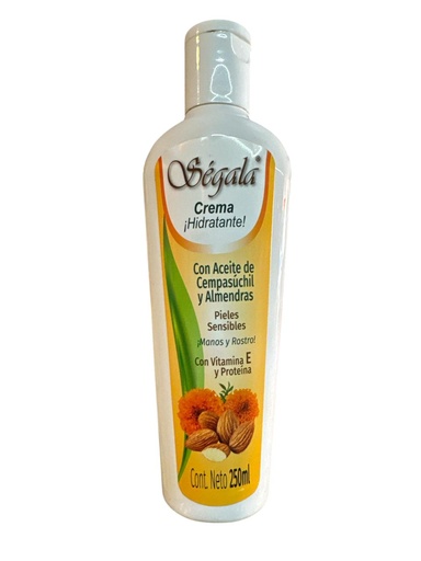 [7502287141276] CREMA DE CEMPASUCHIL Y ALMENDRAS 250ML SEGALA