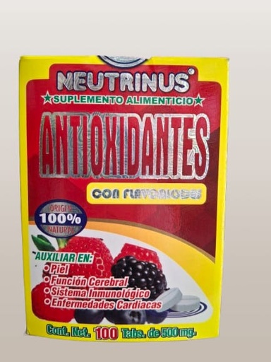 [7502021001385] ANTIOXIDANTES CON 100 TAB NUEVA TECNU