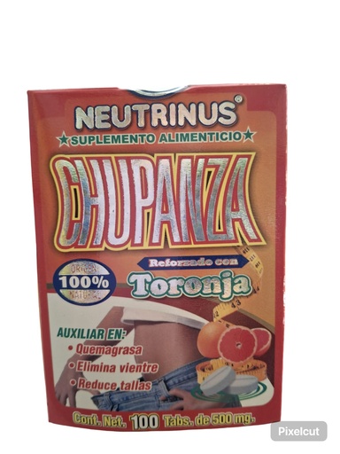 [7502020001744] CHUPANZA 100 TAB MUJER TECNU TORONJA