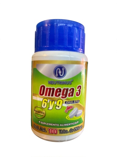 [7502021001118] OMEGA 3,6 Y 9 100 TAB TECNU