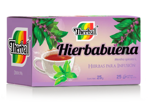 [7501090510361] TE HIERBABUENA C/25  THERBAL