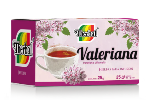 [7501090544328] TE DE VALERIANA 25 SOB THERBAL 