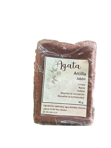 [GEN-1319] JABON AGATA DE ARCILLA 90 GRS 