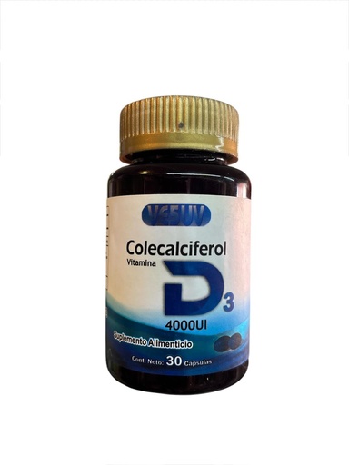 [7500811201908] VITAMINA D3 CON 30 CAP VE5UV