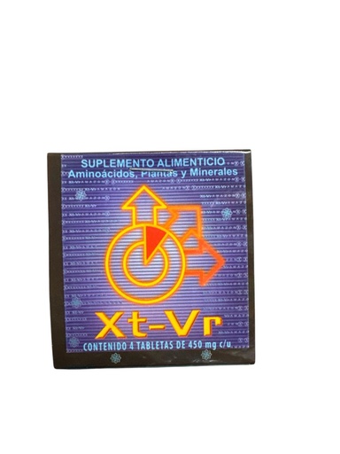 [7503009052108] XTRA VIRIL C/4  TABLETAS XT-VR