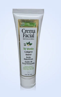 [7503181043376] CREMA CORPORAL TE VERDE ELASTINA ACIDO HIALURONICO SKINCARE